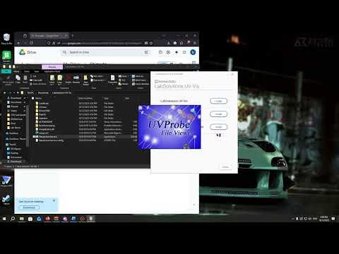 How to install UV Vis LabSolutions software part 1