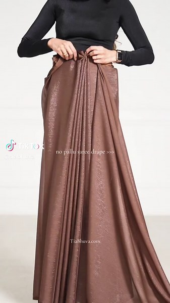 Unique Saree Draping Styles Without a Pallu