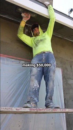 I Taught My Friend How To Start A Construction Business…😮 #stucco #construction #homerepair