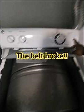 The belt broke!! Dryer repair!! #diy #ibztg #laundry #thebeltbroke