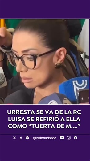 Visionarias on Instagram: "#MiradaNacionalEC | Jhajaira Urresta no va más en la Revolución Ciudadana. De ahora en adelante se declara asambleísta independiente. Señala a Luisa González y la acusa de llamarla “tuerta de m…” en un chat con Eduardo Franco Loor. La presidenta de la RC, en cambio, la llamó traidora y aseguró que lo dicho por Jhajaira son mentiras. #LuisaGonzalez #JhajairaUrresta #EduardoFrancoLoor #VisionariasInforma F: D.S"