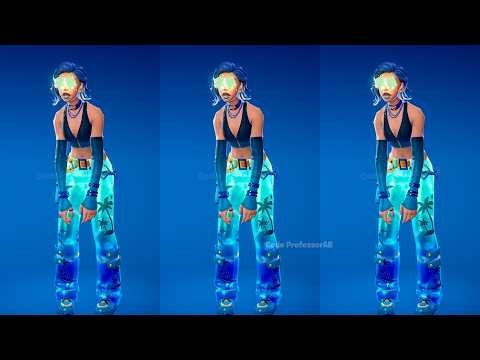 Fortnite Hypnot Eyes Emote With Cat Holloway Skin Thicc 🍑😜😍 Palm Paradise Style 😱🔥