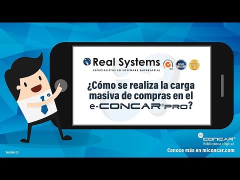 CONCAR - ¿Cómo se realiza la Carga Masiva de Compras en e-CONCAR Pro? - Preguntas frecuentes