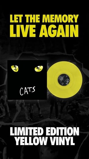 The Original London Cast Recording from CATS is back.💛