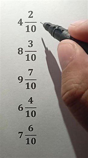 The Secret Trick for Mixed Fractions mixed fraction trick, mixed fractions, fraction trick, math tricks, easy math, quick math, mental math, fraction to whole number, mixed fraction method, math shortcut, arithmetic tricks, learn fractions, school math, basic math, math education, math tutorial, math shorts, youtube shorts, viral math, education shorts #mathtrick #mathstricks #mathematics #mathematica #mathhack