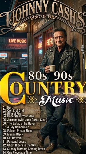 Johnny Cash Country Legend: 70s, 80s, 90s 🐎🖤 #JohnnyCashLegend #CountryLegend #FolsomPrison