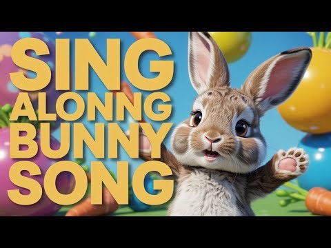 Bunny Song for Preschool Kids | Cute Rabbit Nursery Rhyme and Funny Bunny Dance Songs