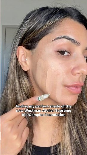Shade Matching the New Westman Atelier Suprême Bio-Complex Foundation ft. Olive Skin Tone