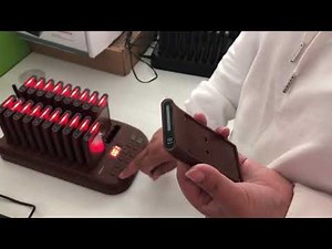 How to use Retekess T116 wireless restaurant paging system