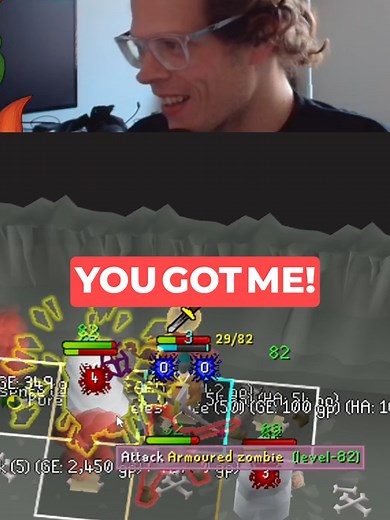 Zombie Axe Troll Encounter in Old School RuneScape