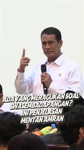 Swasembada Pangan Indonesia: Penjelasan Menteri Pertanian Amran Sulaiman