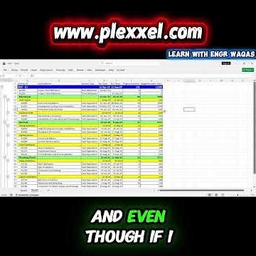 Introducing PLEXXEL | Turn Excel into a Professional Project Controls Powerhouse