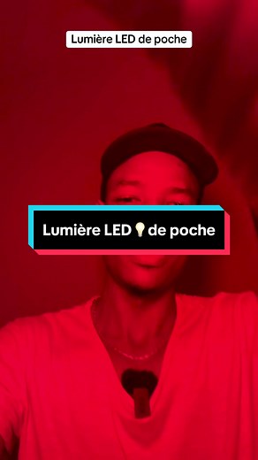 Lumière LED de poche pour créateurs de contenu