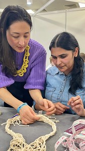 Teaching macrame @thestitchfestival is one of the highlights of the year! We had two successful macrame workshops and I got to test a new one- the macrame water bottle holder. Thank you everyone for coming and trying macrame and to the people that come back after enjoying last year’s class, it’s so lovely to see you again! Thank you to @hobbycrafthq and @knitcrafthq for sponsoring the material for the workshops #with one of my favourite string ‘Return of the mac’. A special thank you to @cw1765 