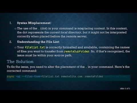 How to rsync Specific Files from a Remote Server Directory to Your Local Directory