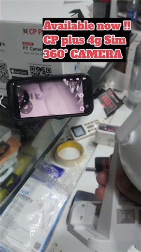 CP plus 4G sim- 360°camera with SIM support- EZ-S35T/unboxing & how to connect & use #cccam #cctv