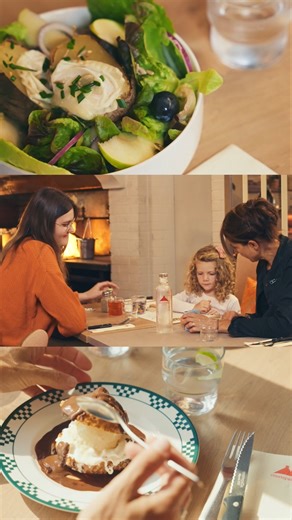 COURTEPAILLE on Instagram: "Chez Courtepaille, chaque repas devient un vrai moment de partage ✨ Les enfants colorient en attendant leur plat, les parents et les amis discutent, les rires résonnent autour de la cheminée… et parfois, un anniversaire vient illuminer la table. 🎂 C’est ça, l’esprit Courtepaille : des instants simples et authentiques, le plaisir d’être ensemble, comme à la maison ! ❤️ Pendant l’hiver, venez vous réchauffer au coin du feu et découvrir l’ambiance de nos Maisons ! Lien