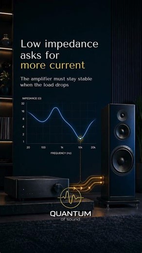 Low Impedance Demands More Current #quantumofsound #hifi #studio #audiotechnique
