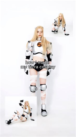 How I made my Terra cosplay from Teen Titans #cosplay #teentitans #teentitanscosplay