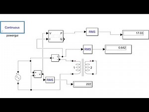 Short Circuit Test of Transformer using MATLAB/Simulink | EM-Lab 03