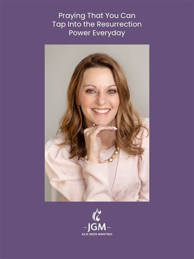 Praying That You Can Tap Into the Resurrection Power Every Day Check out the full video here: https://bit.ly/LiveWithJulie_04-28-2026 #encouragementforyou #encouragementdaily #encouragement #encourage #godwins #ButGod #JGM #JGMI #juliegreenministries