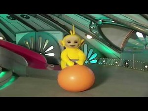 Teletubbies - Laa Laa plays with her ball Indoors