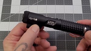 Y1 EDC Flashlight Rechargeable with White Light and Red Beam,1200 High Lumens Zoomable LED Flash Light, Hands-Free Magnetic Work Light & Pocket Clip and USB C, for Work,Outdoor, Maintenance