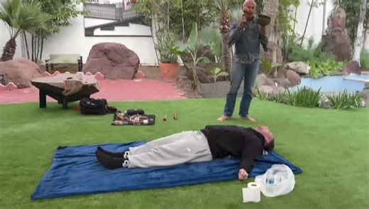 As I write this, my eyes are filled with tears and the brightest happiness I have ever felt in my 42 years. Even now, the feeling hasn't left me. I have never felt love so deep as the second I sat up. The love I had always wanted to express in my heart for my family was finally in charge. It wasn't restrained or quiet anymore-it was leading. It felt magical in a way words barely reach. When he played the instrument-whatever it was in that moment-it felt as if he placed it directly over my head. 