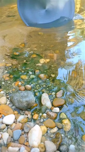 This gold prospecting location looks good and hopefully there will be lots of precious metal flakes #Adventure #PanningForGold #GoldenPath #GoldenTrack #lookingforgold
