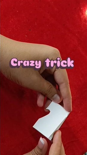 This is a crazy paper trick ✅|| #shorts #craft #diy #papercraft #youtubeshortsyoutubeshorts