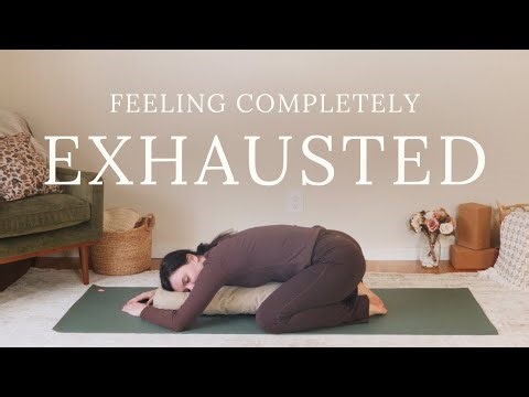 15 Min Calming Yoga for Exhaustion After Trauma | Trauma Informed Yoga