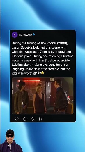 During the filming of The Rocker (2008), Christina Applegate lost patience