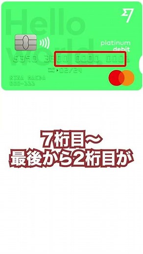 Credit card security: Number of digits