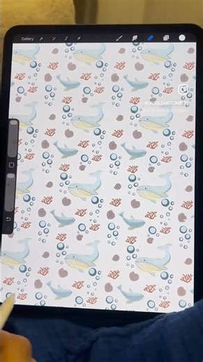 Seamless Pattern Reveal in Procreate