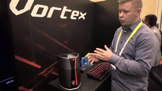 MSI Vortex gaming PC @ CES 2016