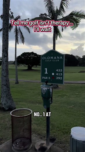 Sunrise golf at Olomana Golf Course had the whole 18 to myself and it felt unreal. Golfing in Hawaiʻi hits different with the mountains, calm morning vibes, and peaceful fairways. Beginner golfer enjoying every moment out here. Hawaiʻi golf courses are next level. ⛳🌅 #golf #golftiktok #hawaii #therapy #peace