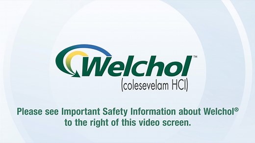 Welchol works in the digestive tract and is not broken down by the liver