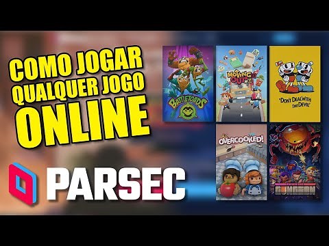 Como jogar Online QUALQUER jogo Multiplayer Local - Tutorial Parsec PT BR