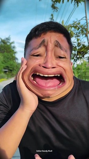 The girl slapped me very hard 🥱🤪🤣 #funny #comedy #fun #funnyvideos #funnyreels #fbreels #fbreelsvideo #reelsfb #reelsvideo #reelsviral | Indian Comedy Hindi