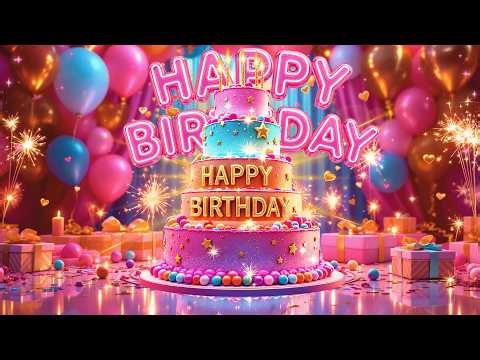 Happy Birthday Song 🎂 The Best Birthday Celebration Video 🎉