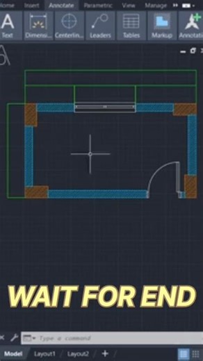 Annotation Scale Dimensions AutoCAD Tutorial | #Shorts