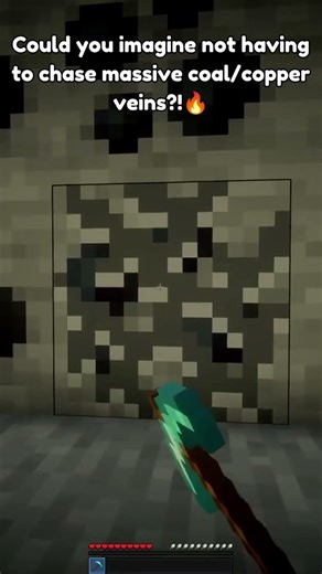 Could you imagine not having to chase massive veins?! 🔥 #minecraft