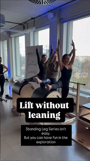 Leg Stretches on the Ladder Barrel | Lift without Leaning | OPC