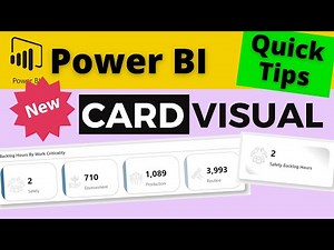 Power BI's Stunning New Card Visual Explained