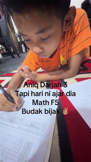 Ajar Math F5 kepada Aniq: Tips dan Trik Bijak
