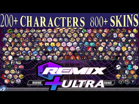Project M Remix Plus Ultra 0.2.4 - All Characters + Skins (Select Screen)