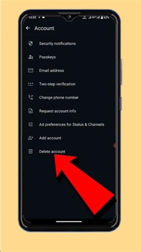 How to delete WhatsApp account permanently?