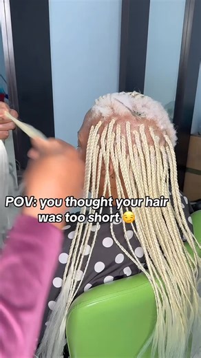 How we braid short hair safely 👑 No tension. No pain. No slipping. 💕 #BraidingHouse #ShortHairBraids #HealthyHairJourney #ProtectiveStyles | Best African Hair Braiding in Maryland - The Braiding House