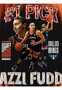 Dallas Wings Select Azzi Fudd with 1st Pick in 2026 WNBA Draft