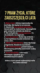 💡 7 praw życia, które zmieniają wszystko #cytaty #motywacja #głębokiecytaty